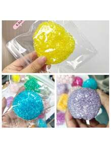 1/2/3 piezas Pelotas de estrés de colores para adultos, pelotas con forma para que los adultos las manipulen para aliviar el estrés, pelotas adhesivas de manipulación, pelotas de apretón de colores