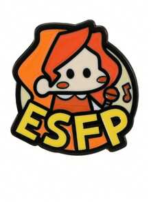 1 件装 16 型个性化 MBTI 徽章创意个性化职业个性化测试别针背包配件 - 彩色 - 查看 22