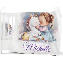 2pcs Set Customized Personalized Children Bedding, Children & Adult Bedding, With Name, With Zipper, Suitable For Children Bed - Multicolor - View 3