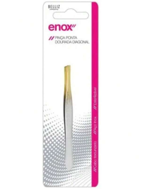Pinça Silver Gold Diagonal ref.1701 - Belliz