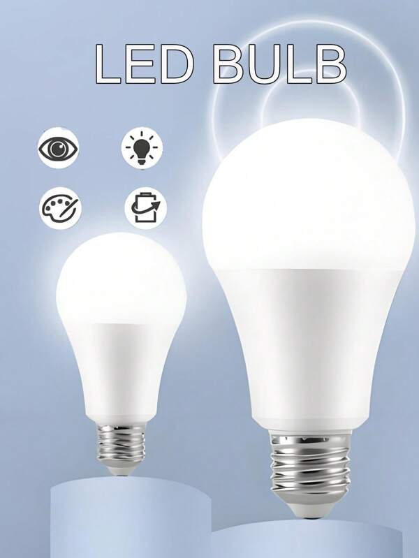 2 Stück/4 Stück/6 Stück/8 Stück 12 W LED-Glühbirne Energiesparlampe E27 Schraubmund Haushalt Wohnzimmer Ultrahelle kleine Glühbirne