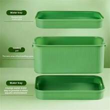 【水培套件】水培育苗套件 | 无土栽培，包含一套育苗盆和量杯，适用于家庭蔬菜豆芽孵化和繁殖