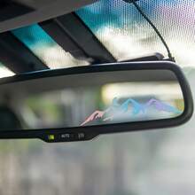 Pegatinas decorativas con diseños de montañas, ríos y luna brillante para espejo retrovisor del coche, espejo de maquillaje, casco, taza, cuaderno, teléfono móvil y otros usos - Unitalla - Ver 10