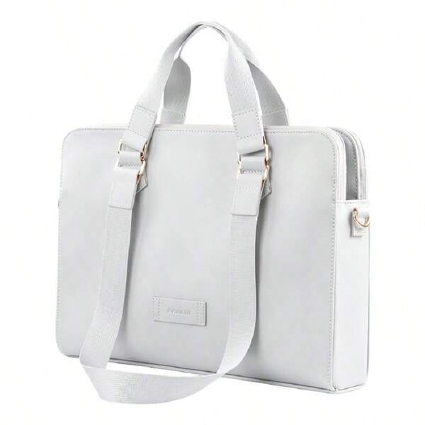 Women's Business Handbag, Large Capacity High-End Briefcase, Elegant & Refined 15.6 Inch Laptop Bag, 3-In-1 Tote Shoulder Crossbody Bag