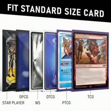 200 Stücke schwarze MTG Kartenhüllen, Größe 66*91mm, geeignet für Sammelkarten, Sportarten Karten, Baseball Karten, TCG, langanhaltend, schön, weich für Standard Karten