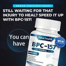 BPC-157 Peptide Capsules 1000mcg-Rapid Muscle & Gut Repair, Anti-Nflammatory Support,Tissue Regeneration | Non-GMOGluten-Freel Gym Supplement Healthcare Nutrition Benefits Fitness Edible - Khác - Xem 6