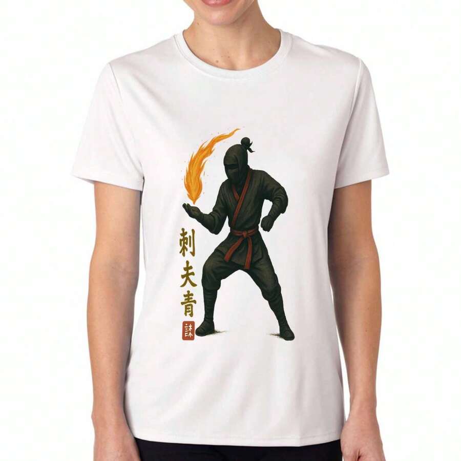 Camiseta de algodón para mujer con estampado del sol naciente de Japón, calidad de algodón premium, durable y de larga duración, casual y con estilo. I Camiseta de algodón para mujer con estampado de 9 caras de osos, calidad de algodón premium, durable y de larga duración, casual y con estilo. I Camiseta de algodón para mujer con estampado de Nine Inch Nails, impresión de algodón puro de alta calidad, durable y de larga duración, casual y con estilo. I Camiseta de algodón para mujer con estampado de bola de fuego, calidad de impresión de algodón premium, durable y de larga duración, casual y con estilo. I Camiseta de algodón para mujer con estampado de héroe, calidad de impresión de algodón premium, durable y de larga duración, casual y con estilo. I Camiseta de algodón para mujer, impresión de algodón de alta calidad, duradera y de moda, ropa casual. Estilosa con estampado de espada katana gráfica para mujer. Tela de algodón puro cómoda y transpirable. I Camiseta de algodón para mujer - Blanco3 - Ver 1