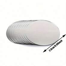 50 piezas de espejos redondos de vidrio mini de 2,5 cm para proyectos artesanales y manualidades, viajes, enmarcado, decoración de fiestas y vacaciones, decoración de mesas y postres, fondos de fiesta, marcos de fotos y marcos de imagen, y renovaciones creativas