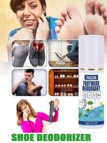 Spray dezodorujący do butów i skarpetek, świeży cytrynowy eliminator zapachów