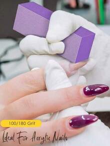 Nagelfeilen-Blöcke - Mittel/Fein Körnung 100/180 Multi-Pack Optionen: 1 Stück / 3 Stück / 10 Stück / 20 Stück Professionell 3-in-1 Verwendung: Formt, verfeinert & poliert Acrylnägel, Gel-Lack & natürliche Nägel Doppelte Körnung: - Mittel (100 Körnung): Glättet Rillen & formt Nägel - Fein (180 Körnung): Erzeugt einen hochglänzenden Finish Perfekt für: Maniküre, Pediküre, Salon & DIY Nagelpflege Zuhause