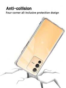 3 Stücke transparente stoßfeste Schutzhüllen, geeignet für Changhong Smartphones, transparente stoßfeste Handyhülle für Changhong Smartphones, Handyhülle, Handyschutzcover, Handyschale, Handytasche, stoßfeste Handyhülle mit Schutz an allen vier Ecken, transparente Handyhülle, einfache Handyhülle, einfarbige Handyhülle, transparente Handyhülle, TPU Handyhülle stoßfest (militärische Stufe Stoßfestigkeit)