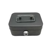 1pc Lockable Pink/Black Color Coin Canister, Portable Storage Box For Cash, Cards, Documents - Multicolor - View 9