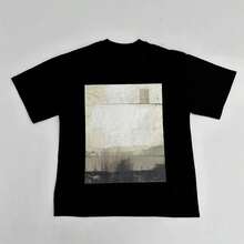 Fashion-FAR ARCHIVE Collaboration Playboicartl DestroyeLonely Album Limited Edition Short Sleeved T-Shirt Around Same Gender Design Tops - Black - View 1