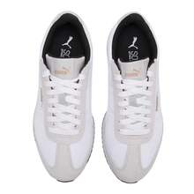 男鞋女鞋休閒鞋Puma R78 Nylon Retro 輕便舒適運動鞋低筒繫帶休閒鞋 399250 - 彪馬白-灰色-金色 - 查看 4