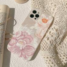 Retro Flower Phone Case Suitable For IPhone 11, IPhone 12, IPhone 13 Pro Max