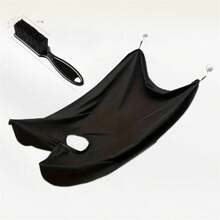 1 șorț de ras pentru bărbați + 1 pieptene pentru îngrijirea bărbii - Accesorii de îngrijire - Cu 2 ventuze, bavete de ras pentru barbă, bavete de ras, depozitare portabilă