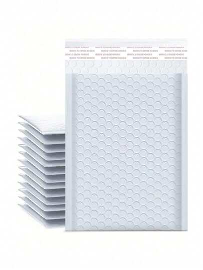 50 件气泡邮寄袋气泡可用气泡信封小包装邮寄信封运输袋散装自封包装商务用品学校用品，返校