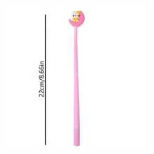 Heltty Sanrio Cute Cat Swinging Moon Music Ballpoint Pen, Cartoon Style Swinging Pen, 0.5mm Black Ink, Back To School Gifts