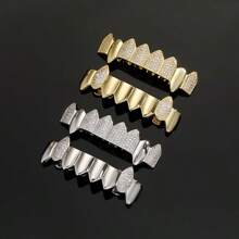 Popular European & American Style Fang Tooth Caps, Fashion Grillz, Unisex Hip Hop Performance Decorative Teeth Accessories