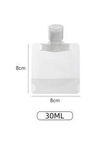 10pcs Travel Refillable Bags For Shampoo, Conditioner, Lotion, Portable Toiletry Containers, Transparent - Clear - View 7