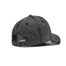 Men's Soft-Top Baseball Cap With Embroidered Letters, Fashionable Washed Sun-Proof And Sunshade Baseball Cap, Comfortable And Versatile Casual Hat For Daily Outings, Truck Driver Hat - màu đen - Xem 6