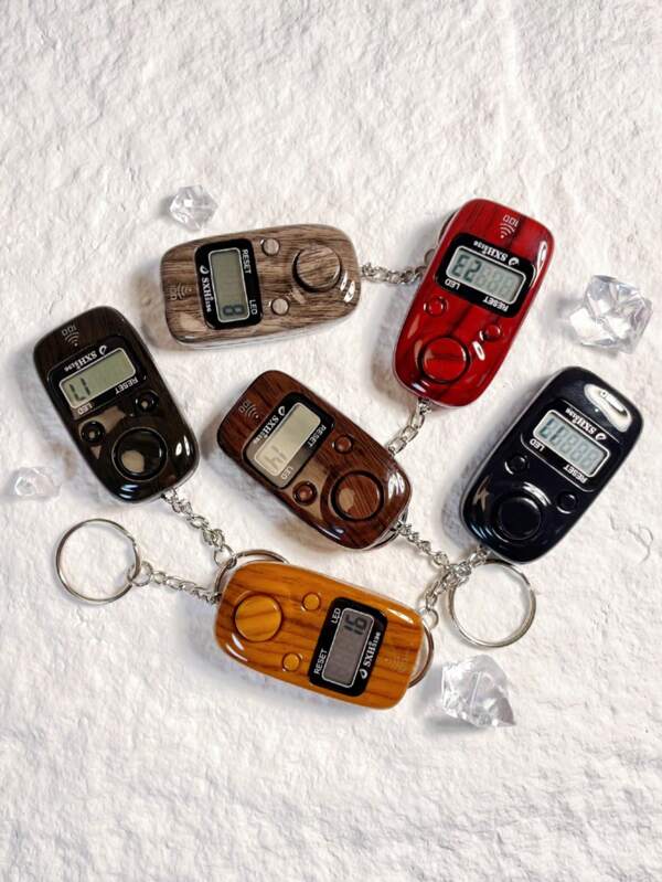 1 pieza Contador de anillos digital, contador electrónico de dedos, estilo árabe de Oriente Medio, práctico contador de recuento de anillos para adoración, ejercicio, yoga, conteo