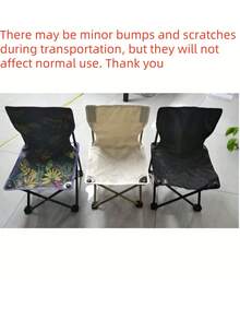 Outdoor Camping Chair, Collapsible Chair With Side Pocket And Carry Bag, Folding Chair For Camping, Beach, Picnic, Sunbathing Chairs With Storage Bag,Random Style - Multicolor - View 16