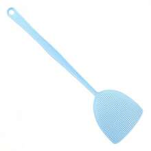 1pc Random Fly Swatter, Thickened Mesh Plastic Fly Swatter, Durable Summer Household Mosquito Swatter With Long Handle - B - View 10