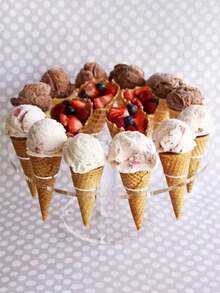 1 件透明亚克力双层锥形冰淇淋蛋筒架，8 孔/16 孔，华夫蛋筒/寿司卷展示架