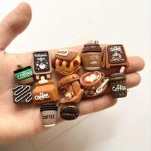 12 Mini Coffee Creative Fridge Magnets Message Board Fixed Magnets Home Decoration, Personalized Fridge Magnet For Kitchen Office Whiteboard Locker Cabinet And Dishwasher, Kitchen Decoration, Home Decoration, Mother's Day Gifts