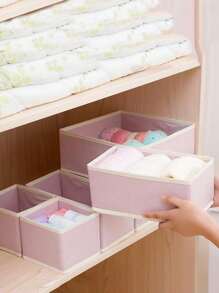 1/3/6 stuks wasbaar bord niet-geweven opbergdoos 3-delige set zonder deksel lade kleine doos opvouwbaar klein formaat driedelige set opslag opslag ondergoed sokken decoraties decor festival decor kamer decor woondecoratie slaapkamer decor slaapkamer, organizer, thuisopslag, voor witte t-shirt vrouwen, zwarte broek vrouwen, dames winterkleding, jurk opslag