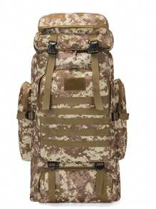Uma mochila grande unissex para montanhismo ao ar livre, viagens de verão, bolsa esportiva, bolsa de armazenamento profissional para viajantes e praticantes de trilhas.