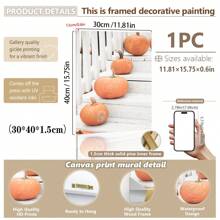 1/3 piezas, Cuadro colgante de lienzo, Decoración artística enmarcada, Listo para colgar, Artes de pared, Pósteres, Arte de pared con marco, Pósteres de Acción de Gracias, Impresión de cosecha de otoño, Conjunto de fotos de calabaza, Granja de otoño, Decoración de cocina, Arte de pared de calabaza, Arte impreso de otoño, Otoño, Halloween, Decoración de Halloween, Decoración de habitación, Decoración de dormitorio, Decoración de pared del hogar, Decoración de otoño