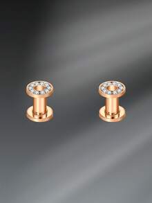 CIZME 4-16mm 2pcs Ear Gauges Stainless Steel Ear Tunnels Plugs Stretchers Expande Ear Piercing Jewelry For Women Men - Auricle - View 28