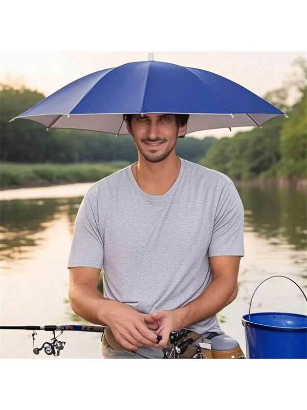 1 Stück Regenschirmkappe, geeignet für Camping und Angeln, elastisches Stirnband Regenschirmkappe, UV-beständige Regenschirmkappe