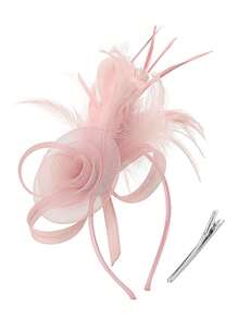 1 Stück Tee Party Fascinator Hut für Frauen, Kentucky Kopfschmuck, Derby Pillbox Kirchenhut für Hochzeit