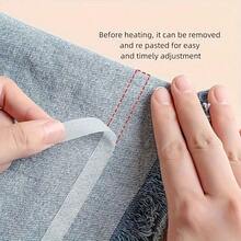 No-Sew Hem Tape, Self-Adhesive Fabric Fusing Bond Tape For Easy Pants And Garment Hemming - Multicolor - View 11