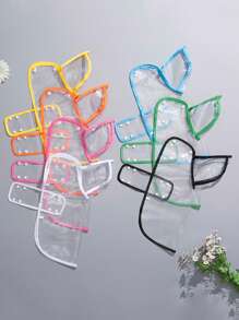 Transparent Plastic Dog Raincoat, Fashion Rain Cloak For Medium & Small Pet Dogs