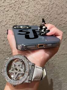 1 个字母设计手机壳适用于 Apple 17、17 Plus、17 Pro、17 Pro Max、16、16 Plus、16 Pro、16 Pro Max、15、15 Plus、15 Pro、15 Pro Max、14、14 Plus、14 Pro、14 Pro Max、13、13 Pro、13 Pro Max、12、12 Pro、12 Pro Max、11、11 Pro、11 Pro Max、7、8、X、XS、防污染、时尚、防水防震防摔防刮 - 黑色 - 查看 4