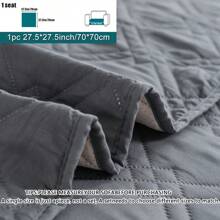1 pieza Funda protectora moderna de unicolor y antideslizante para sofá con tecnología de ultrasonidos, Funda para sofá para mascotas apta para 1 a 4 asientos en la sala de estar