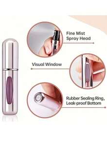 10 chai nước hoa 5ml có thể nạp lại, Quà tặng ngày lễ tình nhân, Chai nước hoa du lịch có thể nạp lại, Chai nước hoa mini, Chai xịt nước hoa có thể nạp lại, Vật dụng thiết yếu khi đi du lịch, Nhiều màu, Chai xịt Mini đựng chất lỏng rỗng di động khi đi du lịch, Bãi biển, Mùa hè, Du lịch trở lại trường - Nhiều màu - Xem 11