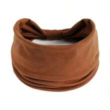 4 piezas Diademas anchas de estilo africano para mujeres, turbantes grandes para señoras, bandas elásticas antideslizantes para deportes y ejercicios, estilo bohemio otoño-invierno, pañuelos anudados para deportes, yoga y accesorios para el cabello, ideales para vacaciones y atuendos elegantes