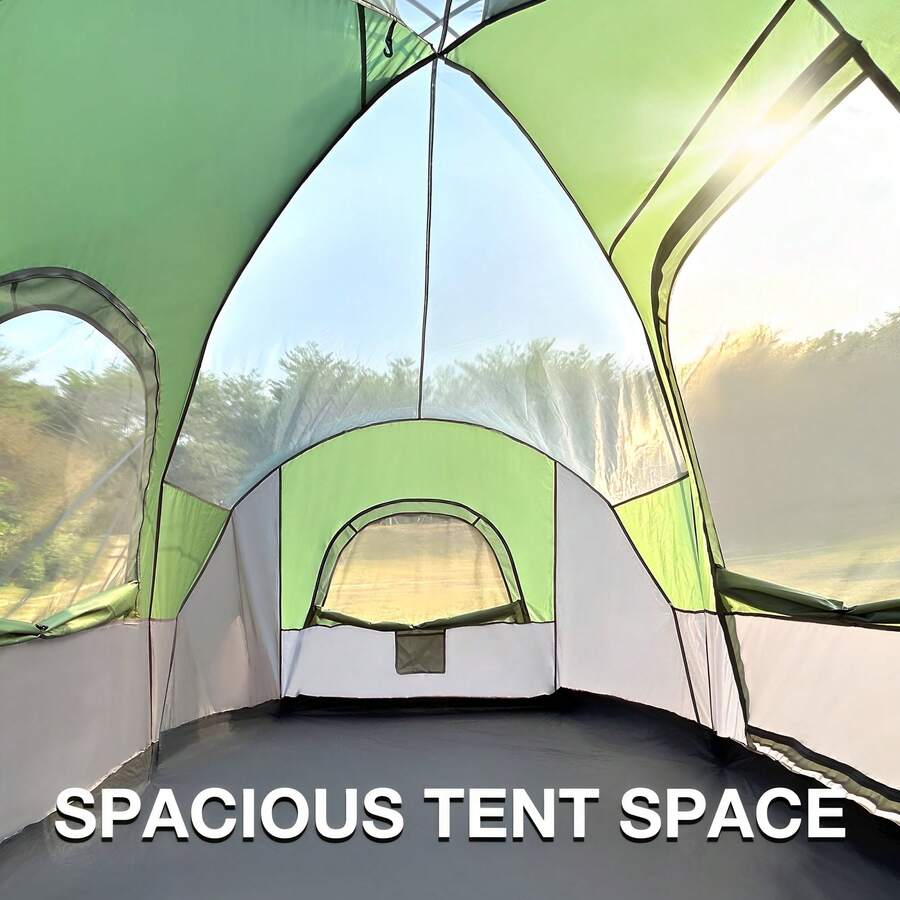 Fenbeli Camping Tent Waterproof Family Tent For Camping, Large Portable Tent For 5-6 People - 1 - Xem 1