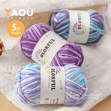 3pcs 100% Nylon Crochet Yarn Balls, Cute Handmade Crochet DIY Doll Apparel Yarn Skeins