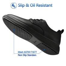Mens Non Slip Work Shoes Slip On Water Resistant Walking Sneakers Zapatos Trabajo Waterproof Food Service Chef Kitchen  Beach  Casual