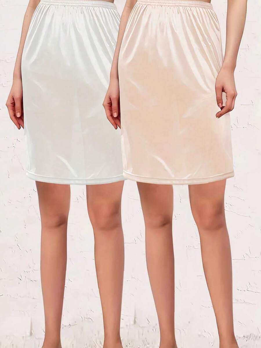 1 pièce Jupon en dentelle, jupon opaque, jupon mi-glissière sous robe, opaque, antistatique, jupe superposée