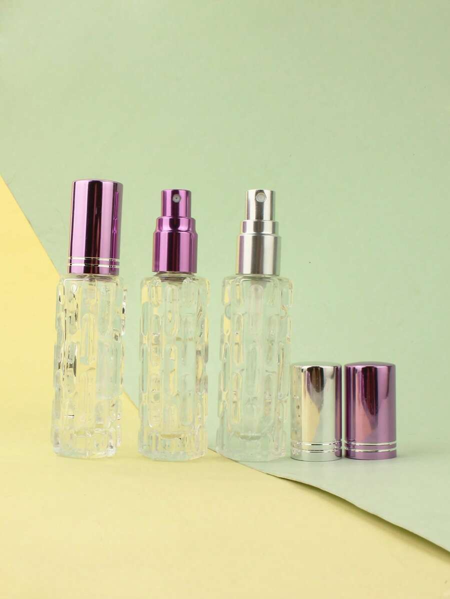 3pcs/5pcs/10pcs/20pcs 10ml Refillable Bitter Melon Shaped Perfume/Cosmetic Water Spray Bottles, Portable Sample Size, Empty Liquid Container