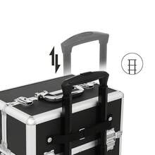 Cosmetic Train Cases - 黑色 - 查看 3