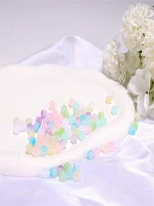 Glas Perlen Armband Bastel-Set, 8mm runde Perlen DIY Schmuckherstellung Hochzeits-Zubehör Acryl Pony Perlen Geschenke