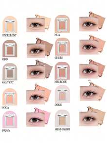 HOLIKA HOLIKA My Favorite Piece Shadow 01 EXCELLENT, Weightless Blend, Smooth Pressed, Long-Lasting, Pocket Size, Finger Application, No Creasing, On-The-Go Touch Up, Travel Essential, Anti-Puffiness, 5-Minute Rush Makeup, K-Beauty, Korean Makeup, 1.8g/0.06oz - 01 EXCELLENT - 查看 2